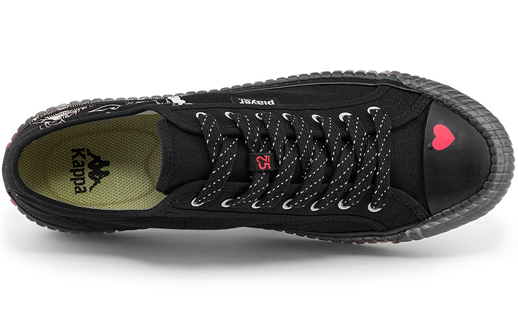 Kappa 玩家艺术家 Low Top Canvas 'Black Graffiti' 圖 7