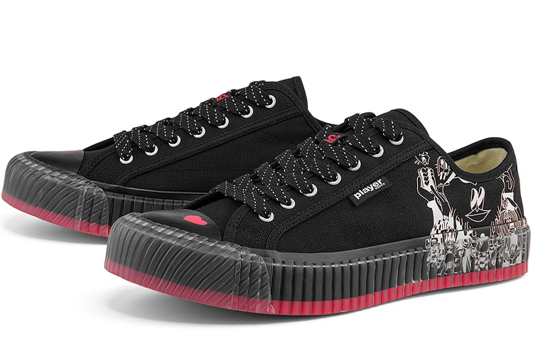 Kappa 玩家艺术家 Low Top Canvas 'Black Graffiti' 圖 8