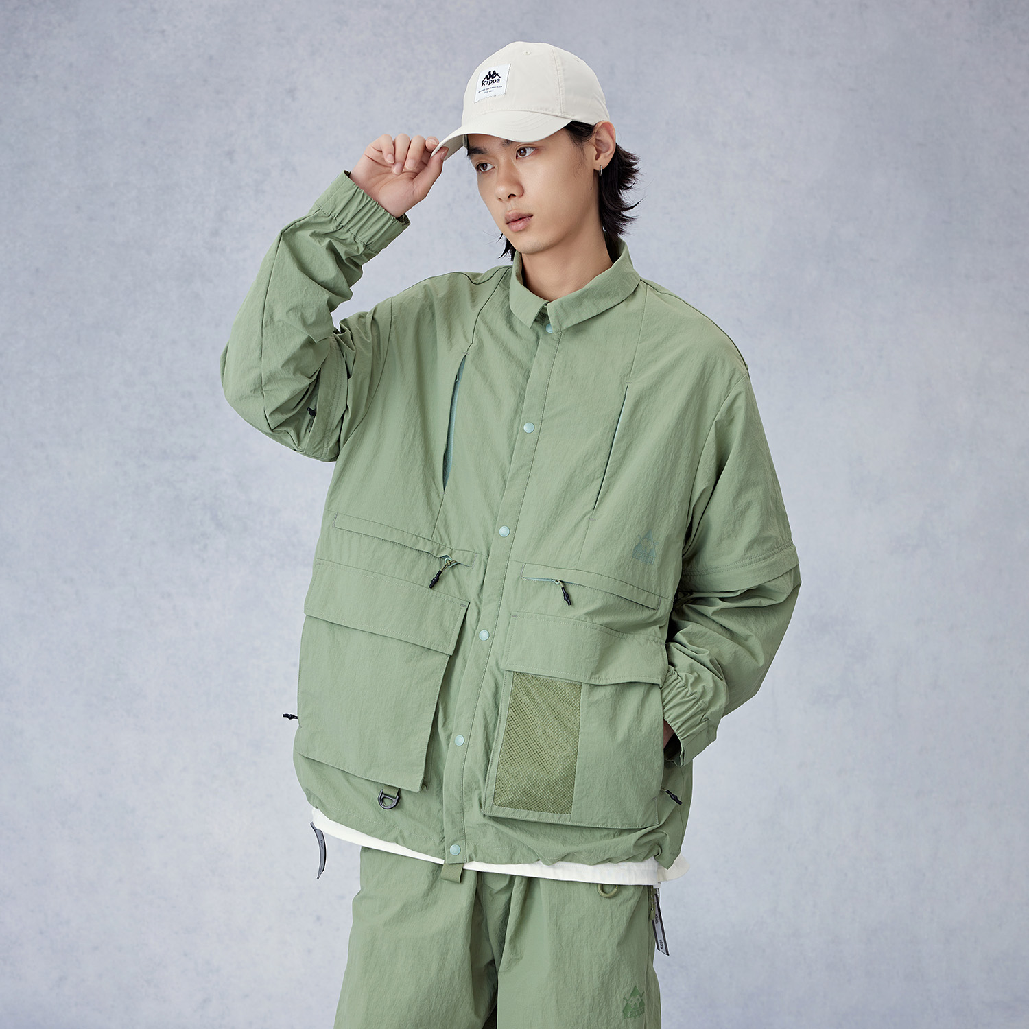 Kappa X Active Lifestyle Outdoor Running Sun Protection Jacket Multicolor KPCGCJJ01 圖 14