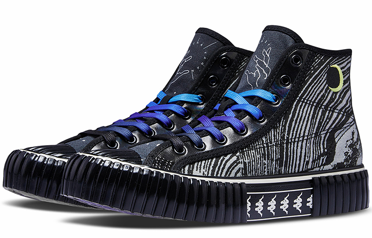 Lookbook Kappa x Artist High-Top Canvas 'Black' 'Wuxing - Wood' K09Y5VS87-990