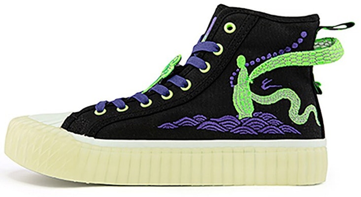 Kappa x Artist Collab High-Top Canvas 'Black Serpent' KPCBGVS60C-990 Buy Kappa x Artist Collab High-Top Canvas 'Black Serpent' KPCBGVS60C-990
