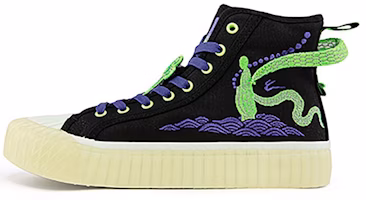 Kappa x Artist Collab High-Top Canvas 'Black Serpent' KPCBGVS60C-990 Kappa x Artist Collab High-Top Canvas 'Black Serpent' KPCBGVS60C-990