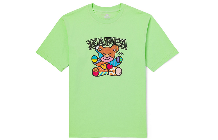 Kappa x Britto Player Series Graphic Bear Logo Oversized T-Shirt Unisex K0CX2TD96D