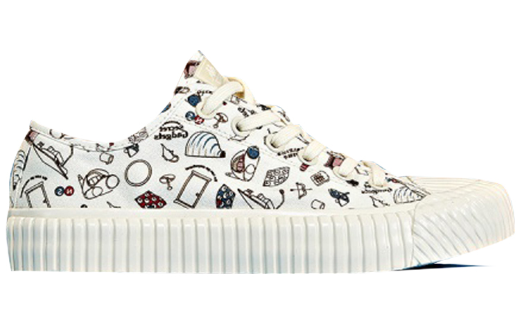 Order Kappa x Doraemon Low 'Putih Pasangan' KPCTFVS77-024