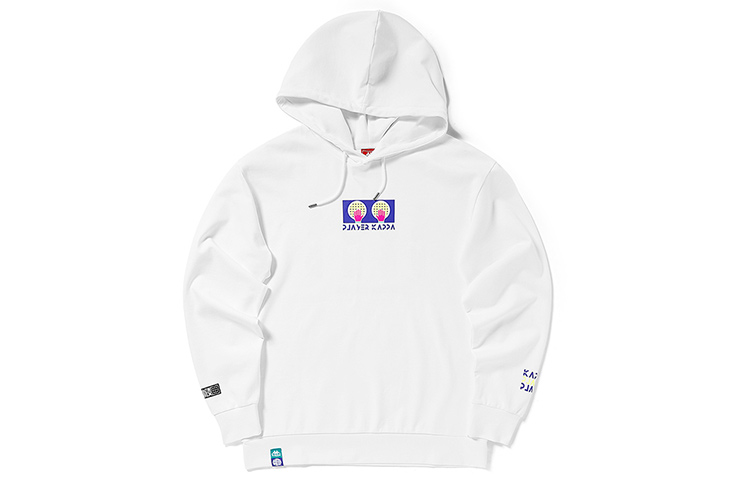 Kappa EDM Logo Print Hoodie Pullover Unisex K0AX2MT23D