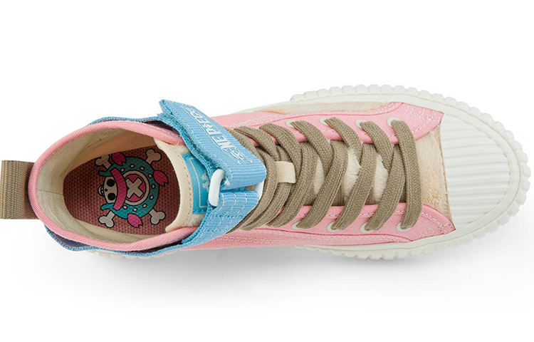 Kappa One Piece High-Top Canvas 'Pink White' 圖 5
