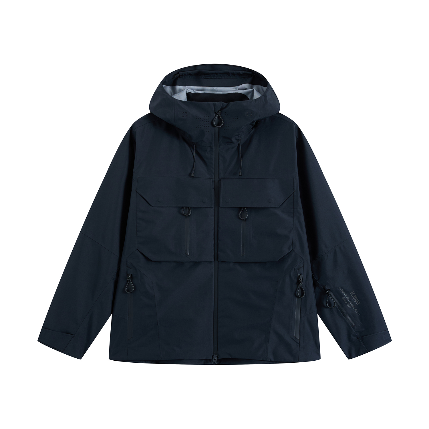 Kappa X Sports Lifestyle Hooded Zip Jacket Waterproof Windproof Unisex Multicolor KPCGCFC03 圖 4