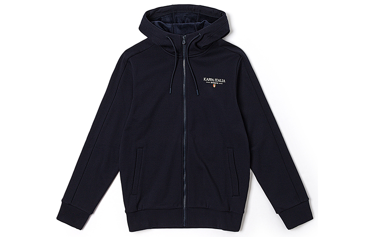 Kappa Zip-Up Jacket with Logo Print Long Sleeve Casual Sweatshirt K0D72MK20