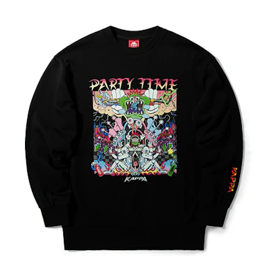 Kappax Artist Collaboration Pullover Sweatshirt - Casual Unisex Design K0AY2WT71D