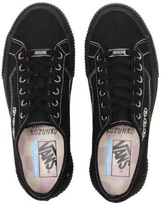 Karina Rozunko x Vans Delridge SF 潮流休閒 防滑耐磨 低筒 滑板鞋 男女款 黑色 Lookbook Karina Rozunko x Vans Delridge SF 潮流休閒 防滑耐磨 低筒 滑板鞋 男女款 黑色