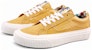 Karina Rozunko x Vans Sk8-Low Reissue SF 'Patent Honey Gold' Kuning Emas. VN0A4UWI24L
