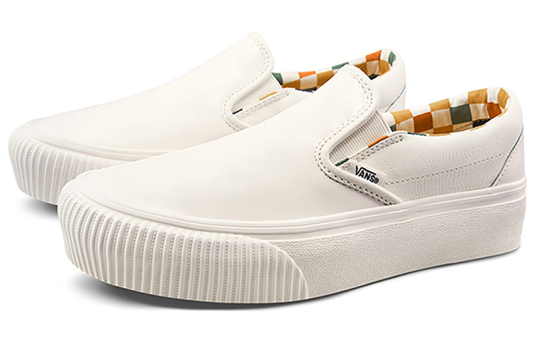 Karina Rozunko Vans Slip-On Platform SF 'Patent Marshmallow' 圖 2