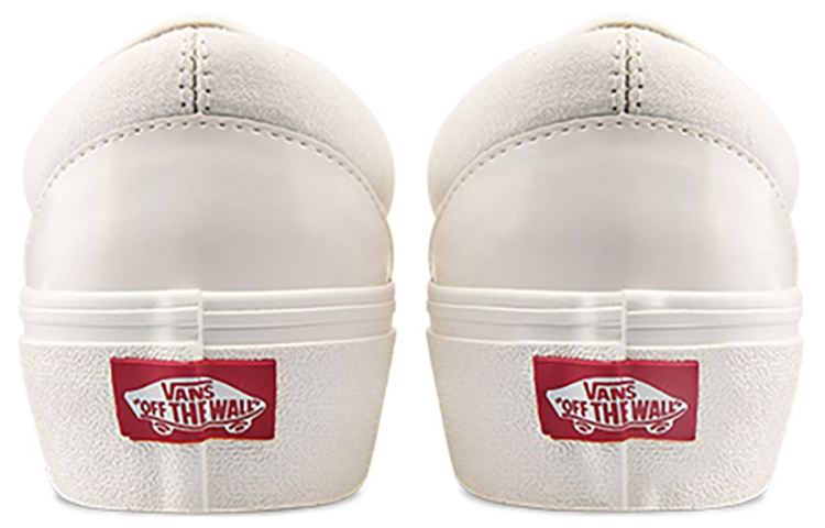 Karina Rozunko Vans Slip-On Platform SF 'Patent Marshmallow' 圖 5