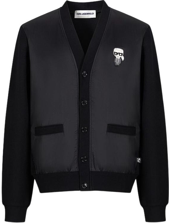 karl-lagerfeld-black-casual-logo-v-neck-long-sleeve-jacket-1-k1-d50101861
