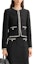 Lookbook KARL LAGERFELD Black Colorblock Long-Sleeve Loose Jacket Coat. 236L1426