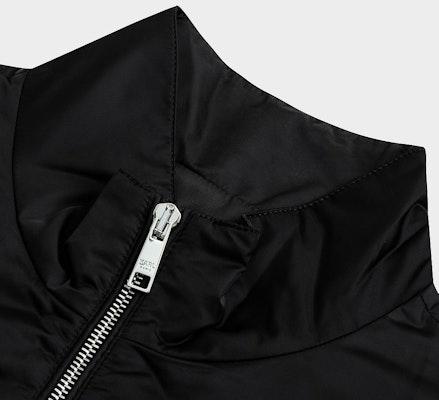 KARL LAGERFELD Black Cotton Jacket with Logo and Rhinestone Details. 1K1B70109544 Shop KARL LAGERFELD Black Cotton Jacket with Logo and Rhinestone Details. 1K1B70109544