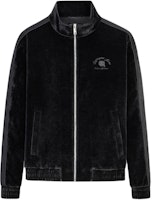 KARL LAGERFELD Black Letter Print Zip-Up Jacket 1K1C50101155 KARL LAGERFELD Black Letter Print Zip-Up Jacket 1K1C50101155