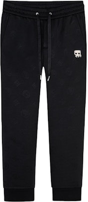 KARL LAGERFELD Black Logo Beaded Jogger Pants Relaxed Fit. 1K1B50402538 Buy KARL LAGERFELD Black Logo Beaded Jogger Pants Relaxed Fit. 1K1B50402538