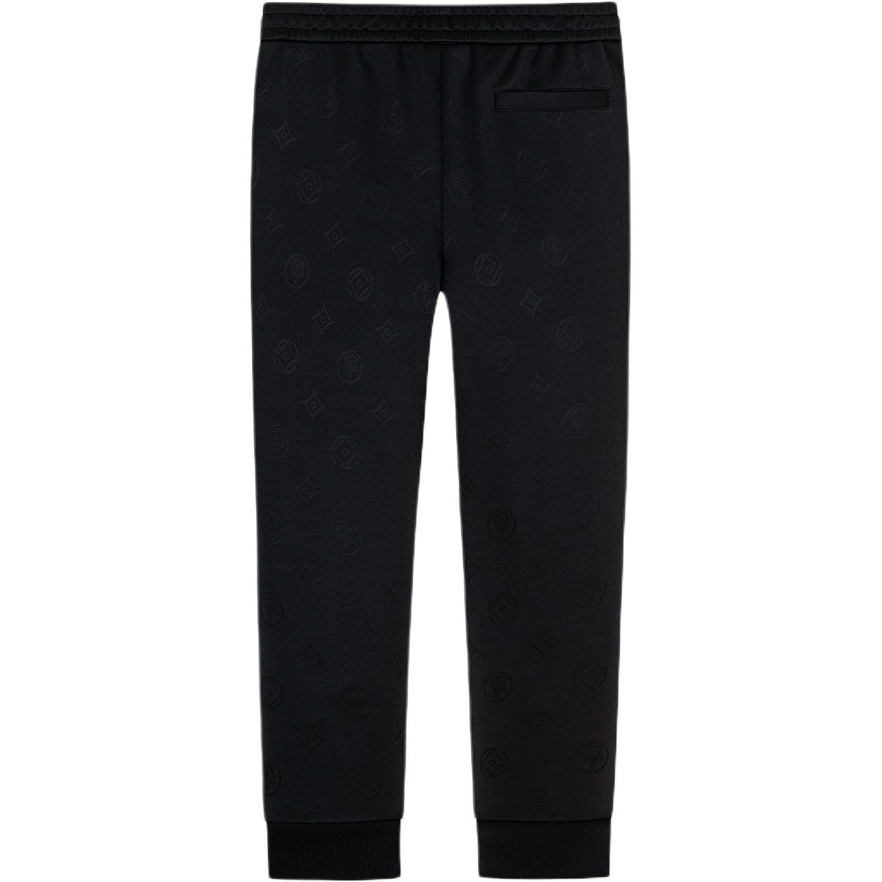 Lookbook KARL LAGERFELD  Black Logo Beaded Jogger Pants Relaxed Fit. 1K1B50402538