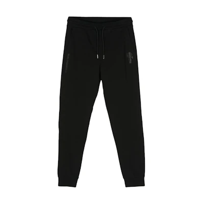 KARL LAGERFELD Black Logo Drawstring Jogger Sweatpants 705402541900