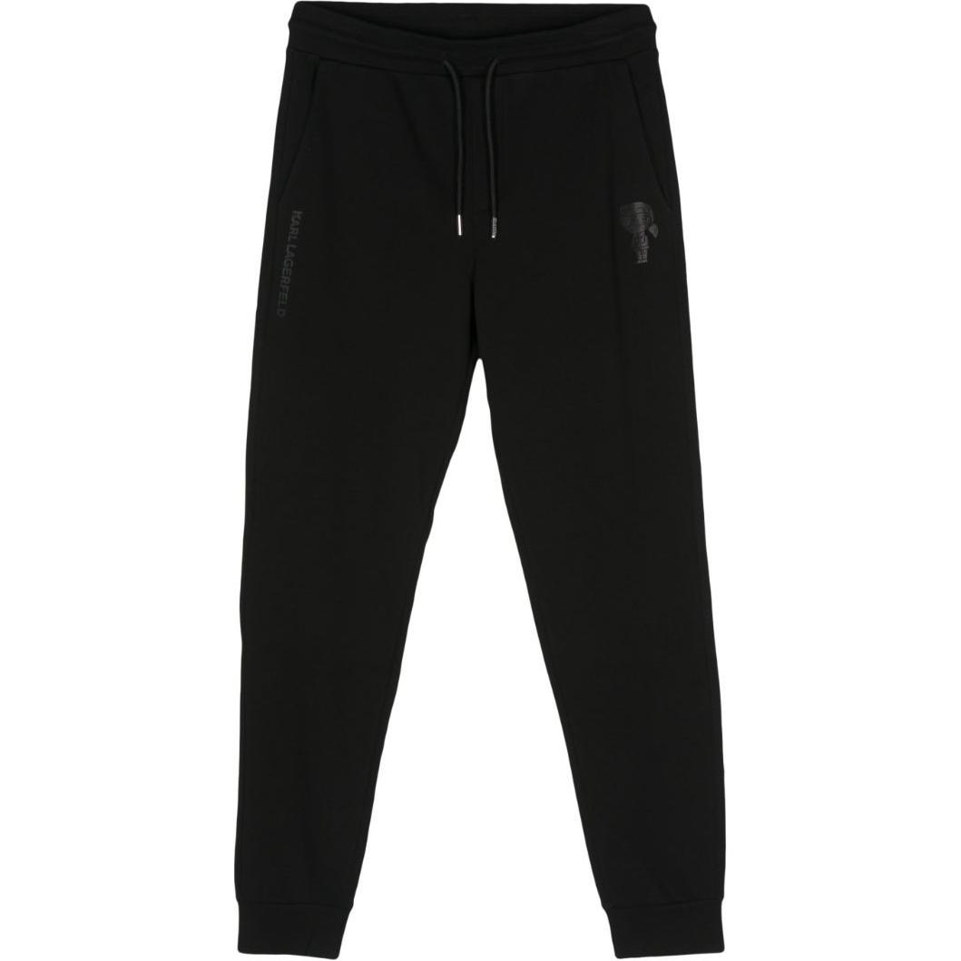 Order KARL LAGERFELD  Black Logo Drawstring Jogger Sweatpants 705402541900