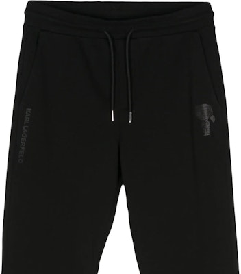 KARL LAGERFELD Black Logo Drawstring Jogger Sweatpants 705402541900 Shop KARL LAGERFELD Black Logo Drawstring Jogger Sweatpants 705402541900