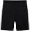 Lookbook KARL LAGERFELD Black Logo Striped Mid-Rise Casual Shorts. 241N1025