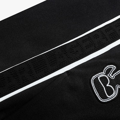 KARL LAGERFELD Black Logo Striped Mid-Rise Casual Shorts. 241N1025 Purchase KARL LAGERFELD Black Logo Striped Mid-Rise Casual Shorts. 241N1025