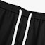 Sizing KARL LAGERFELD Black Logo Striped Mid-Rise Casual Shorts. 241N1025