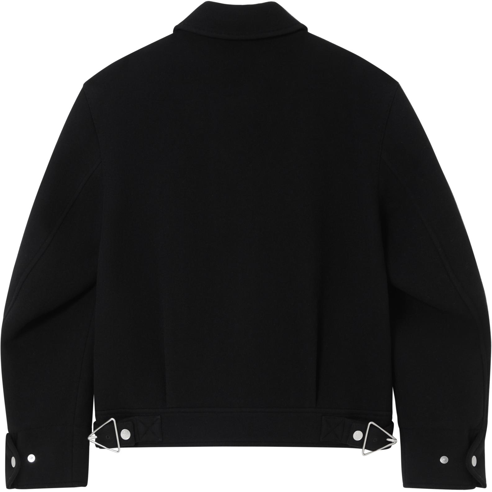 KARL LAGERFELD  Black Outdoor Single-Breasted Letter Print Jacket. 1K1D50101817 圖 3