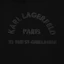 Shop KARL LAGERFELD Black Outdoor Single-Breasted Letter Print Jacket. 1K1D50101817