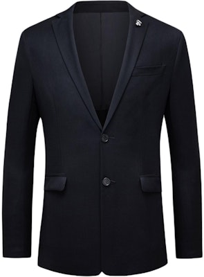 カール ラガーフェルド ブラック シングルブレストブレザー バックベント付き 1K1C10305165 Order カール ラガーフェルド ブラック シングルブレストブレザー バックベント付き 1K1C10305165