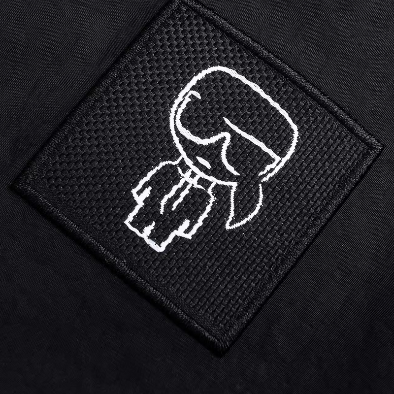 Sizing KARL LAGERFELD  Black Zip-Up Long Sleeve Jacket for Street & Travel Wear 1K1D10101043