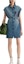 Lookbook KARL LAGERFELD Blue Pocket Buttoned Denim Short Sleeve Mini Dress 231L1347