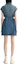 Purchase KARL LAGERFELD Blue Pocket Buttoned Denim Short Sleeve Mini Dress 231L1347