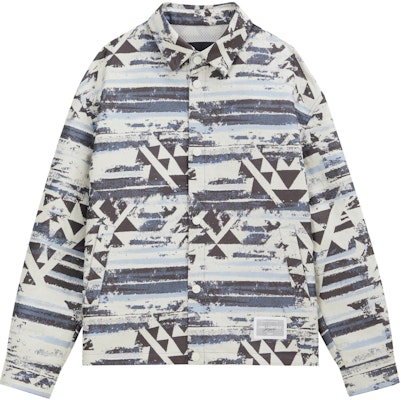 KARL LAGERFELD Light Blue Outdoor Printed Button-Up Jacket. 1K1D50101812 Buy KARL LAGERFELD Light Blue Outdoor Printed Button-Up Jacket. 1K1D50101812