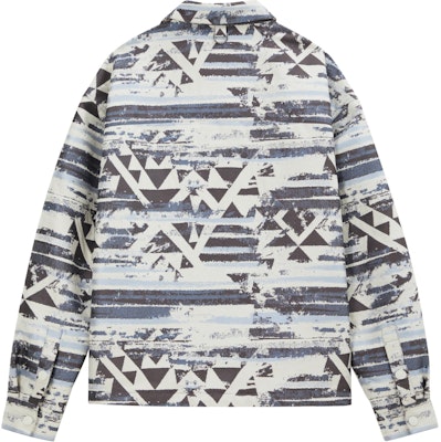 KARL LAGERFELD Light Blue Outdoor Printed Button-Up Jacket. 1K1D50101812 Lookbook KARL LAGERFELD Light Blue Outdoor Printed Button-Up Jacket. 1K1D50101812