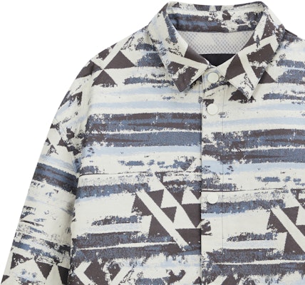 KARL LAGERFELD Light Blue Outdoor Printed Button-Up Jacket. 1K1D50101812 Shop KARL LAGERFELD Light Blue Outdoor Printed Button-Up Jacket. 1K1D50101812