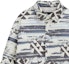 Shop KARL LAGERFELD Light Blue Outdoor Printed Button-Up Jacket. 1K1D50101812
