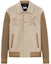 Order KARL LAGERFELD Light Brown Logo Patch Single-Breasted Casual Blazer. 236M1473