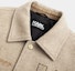 Shop KARL LAGERFELD Light Brown Logo Patch Single-Breasted Casual Blazer. 236M1473