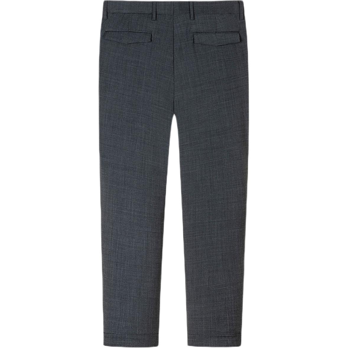 Lookbook KARL LAGERFELD  Logo Beaded Mid-Waist Straight Casual Pants Grey 1K1D10401061