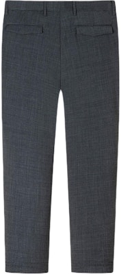 KARL LAGERFELD Logo Beaded Mid-Waist Straight Casual Pants Grey 1K1D10401061 Lookbook KARL LAGERFELD Logo Beaded Mid-Waist Straight Casual Pants Grey 1K1D10401061