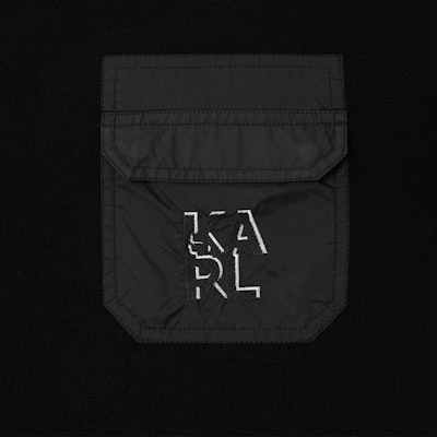 KARL LAGERFELD Logo Print Crewneck Sweatshirt Black. 1K1D70603853 Shop KARL LAGERFELD Logo Print Crewneck Sweatshirt Black. 1K1D70603853