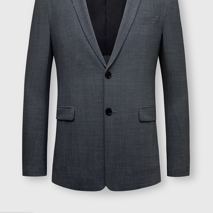 Cheap KARL LAGERFELD 灰色單排扣休閒西裝外套夾克 1K1C10305166