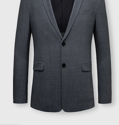 KARL LAGERFELD 灰色單排扣休閒西裝外套夾克 1K1C10305166 Cheap KARL LAGERFELD 灰色單排扣休閒西裝外套夾克 1K1C10305166