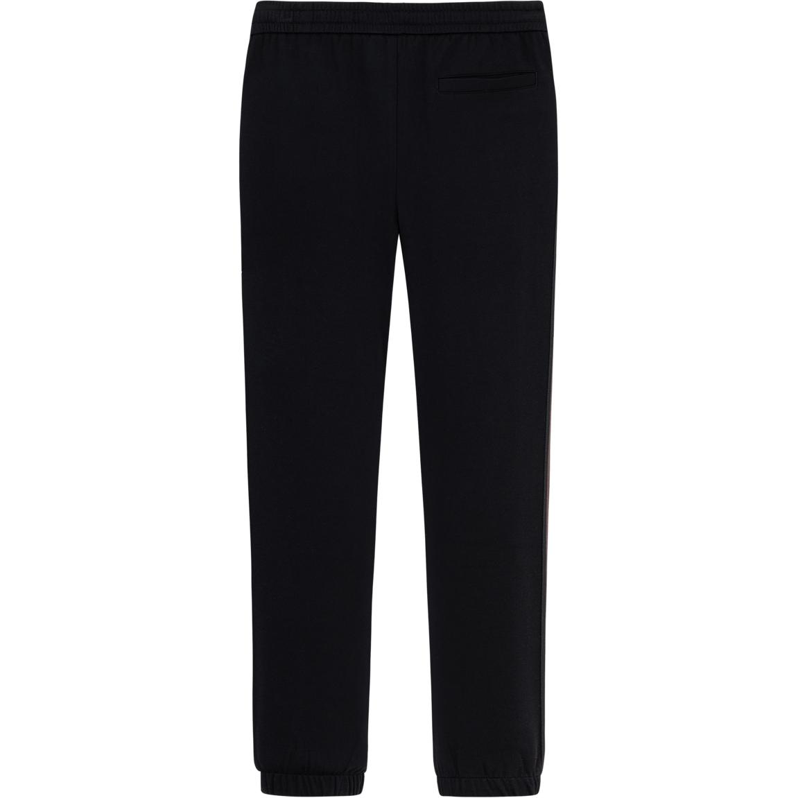 Lookbook KARL LAGERFELD  Striped Mid-Rise Straight-Leg Casual Pants Navy 236M1027