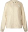 Order KARL LAGERFELD White Monogram Full-Zip Loose Fit Jacket. 241L1517