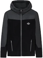 Karl Lagerfeld Badge Patch Slim Fit Zip Hoodie Jacket Men’s Black 1K1B51003239 Karl Lagerfeld Badge Patch Slim Fit Zip Hoodie Jacket Men’s Black 1K1B51003239