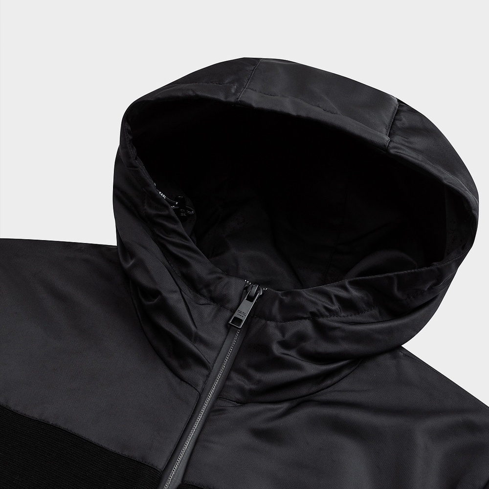 Purchase 卡尔·拉格斐徽章贴布修身款拉链卫衣男款黑色 1K1B51003239